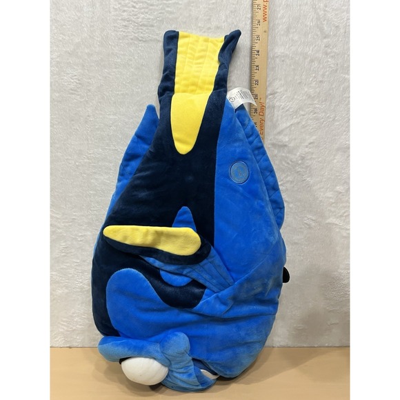 Disney Store Pixar Dory Large Plush Pillow 23" Finding Nemo Blue Fish Stuffed - Picture 9 of 14